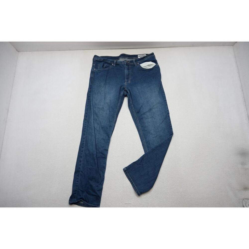 Buffalo‎ David Bitton Jackson Buckle Straight Stretch Denim Jeans Mens 36 x 32